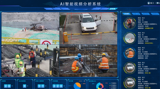 中建八局開發了“建筑工地慧眼AI識別系統成功應用